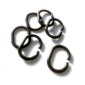 Set of shower curtain rings