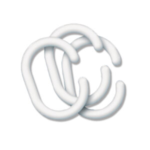 Set of shower curtain rings